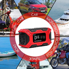 New Smart Car Battery Charger Automatic Jump Starter Pulse Repair 12V AGM/GEL UK