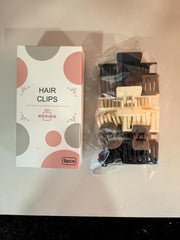Brown Medium Claw Hair Clips Set for Women - 3 Styles Claw Clips for Thick Hair and Fine Hair - Gift for Women and Girls