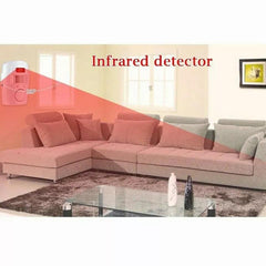 SENSOR MOTION PIR WIRELESS ALARM WITH 2 REMOTE CONTROLS SHED GARAGE HOME CARAVAN