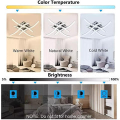 New Dimmable Ceiling Light - Modern Wave Lights for Kitchen, Living Room, and Bedroom