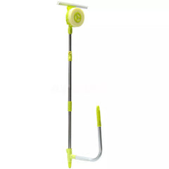 U-TYPE TELESCOPIC HIGH RISE WINDOW CLEANER GLASS DUST CLEANING BRUSH SQUEEGEE