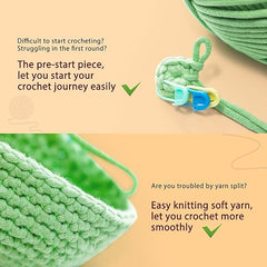 Complete Crochet Kit for Beginners - Highland Cow Style, Soft Yarn, Video Tutorial, Instructions Included