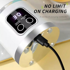 Portable USB Rechargeable Juicer Cup Electric Mixer Blender Smoothie Maker 450ml - Household Kitchen Appliance