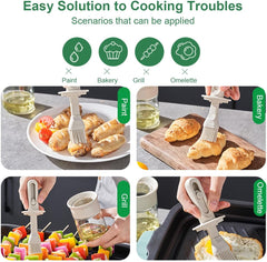 Heat Resistant Oil Brush for Cooking - Kitchen Baking Barbecue BBQ Grilling Meat - Pastry Brushes - Bakeware