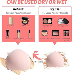 4Pcs Marshmallow Sponge for Flawless Makeup Powder Foundation and Concealer Blenders