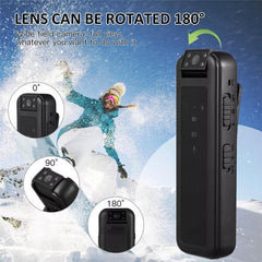 Portable Police Body Camera 1080P Video Recorder with Night Vision