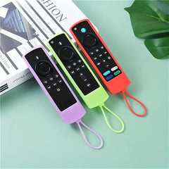 Luminous Purple Glow-in-the-Dark Silicone Case Cover for Alexa Voice Remote Fire TV Stick 4K 3rd/2nd Gen & Fire TV Stick Lite 1st/2nd Gen