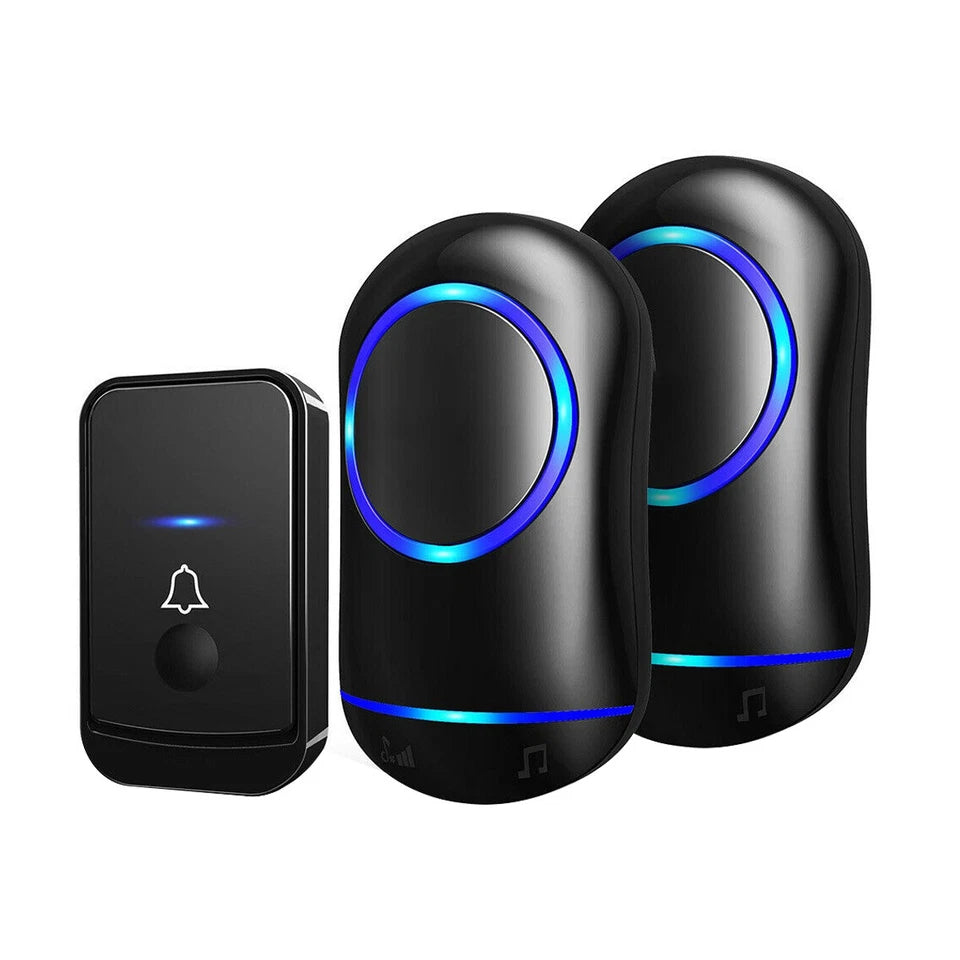 Wireless Door Bells Waterproof 1000ft Long Range Plug in Home Cordless Doorbell