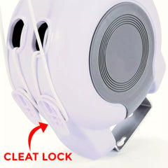 30m Retractable Clothes Reel Double Washing Line Wall Mounted Outdoor