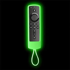 Luminous Purple Glow-in-the-Dark Silicone Case Cover for Alexa Voice Remote Fire TV Stick 4K 3rd/2nd Gen & Fire TV Stick Lite 1st/2nd Gen